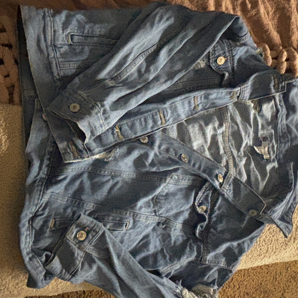 Forever 21 Blue Jean Jacket